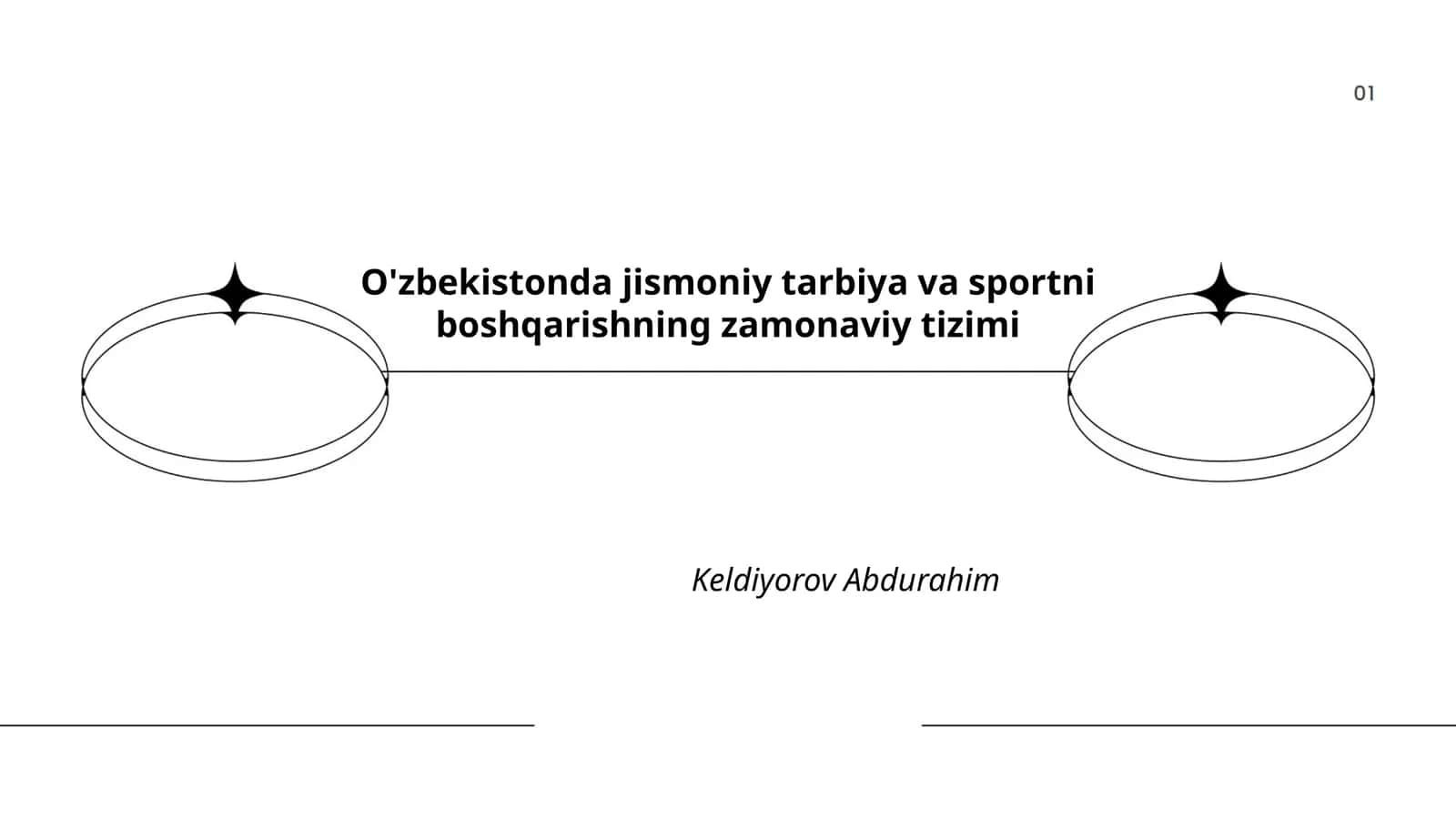 O'zbekistonda jismoniy tarbiya va sportni boshqarishning zamonaviy tizimi