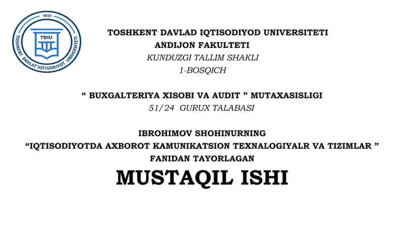 Matnli hujjatlarni qayta ishlash texnologiyalari