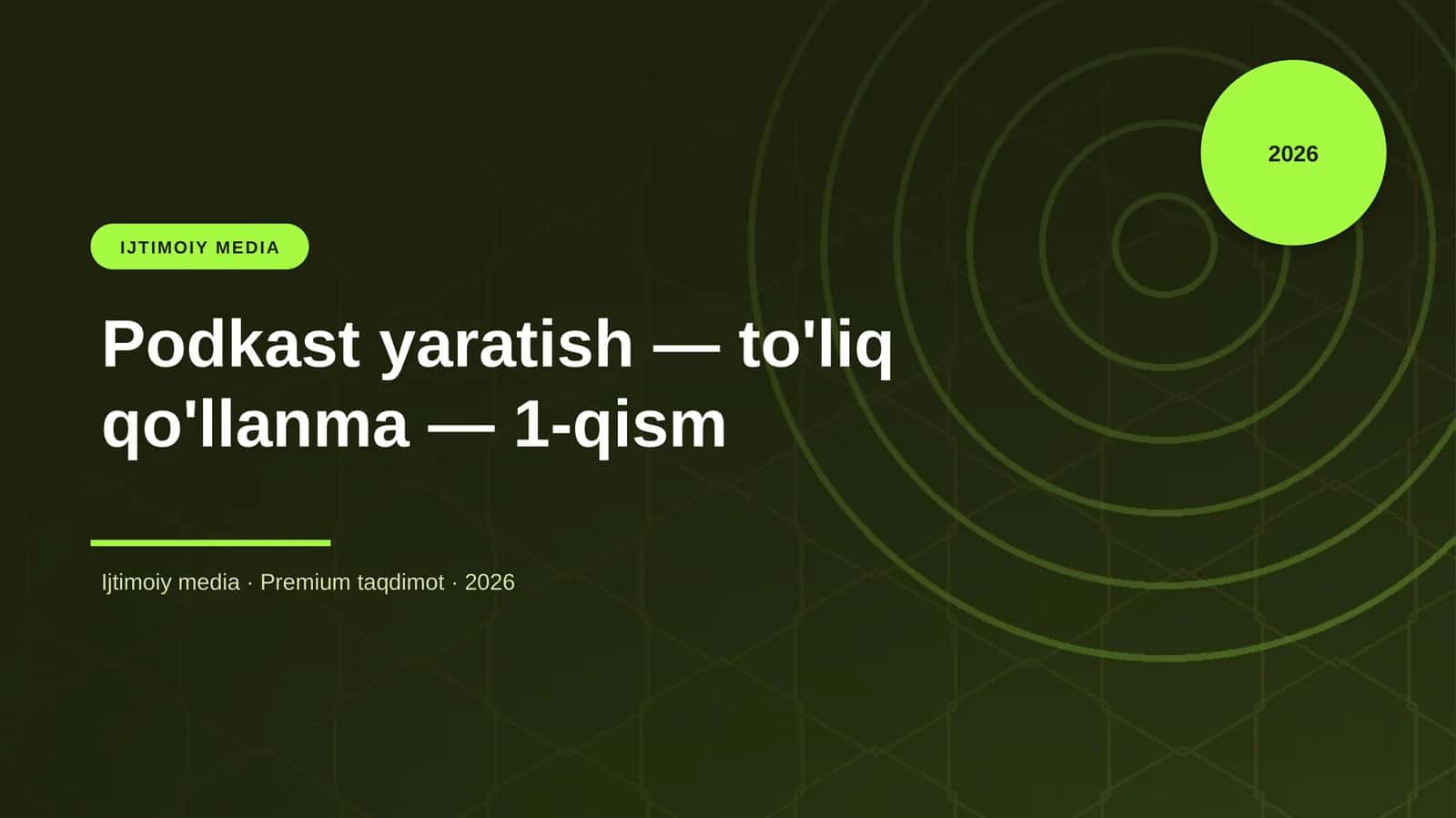 IJTIMOIY MEDIA