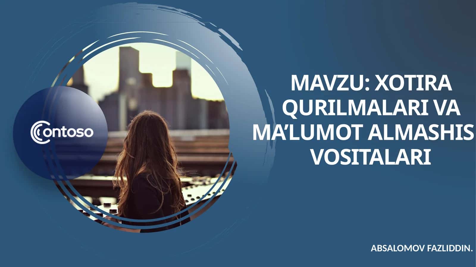 Xotira qurilmalari va ma'lumot almashish vositalari