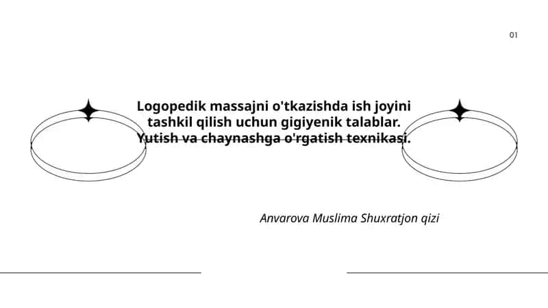 Logopedik massaj xonasining gigiyenik talablari