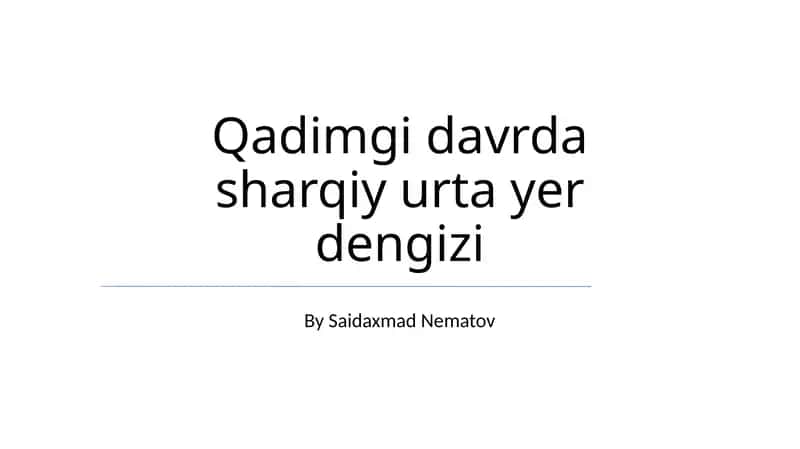 Qadimgi Sharqiy O'rta yer dengizi madaniyatlari