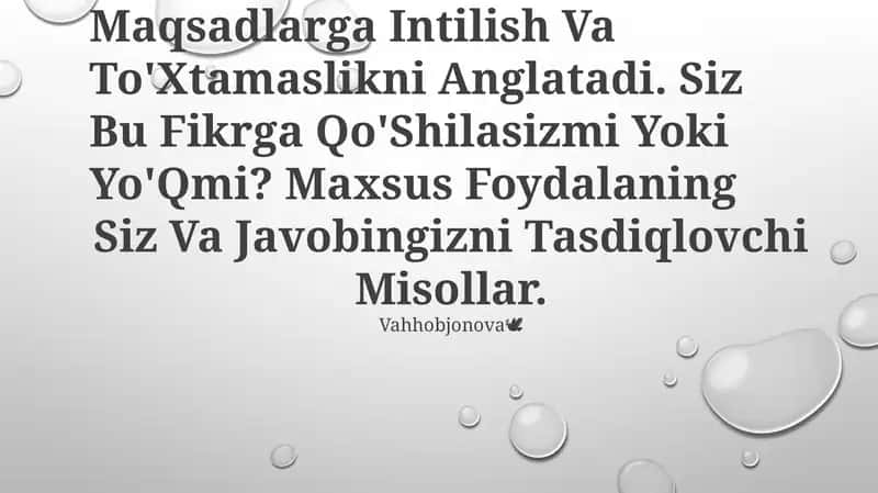 Hech Qachon, Hech Qachon Taslim Bo'Lmang
