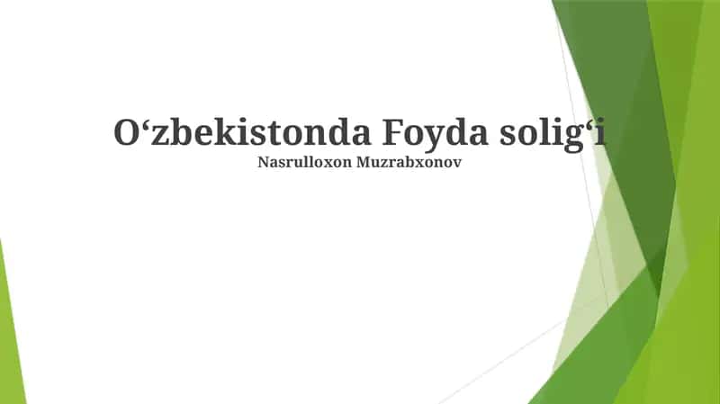 Transfert narxlari bo'yicha qoidalar