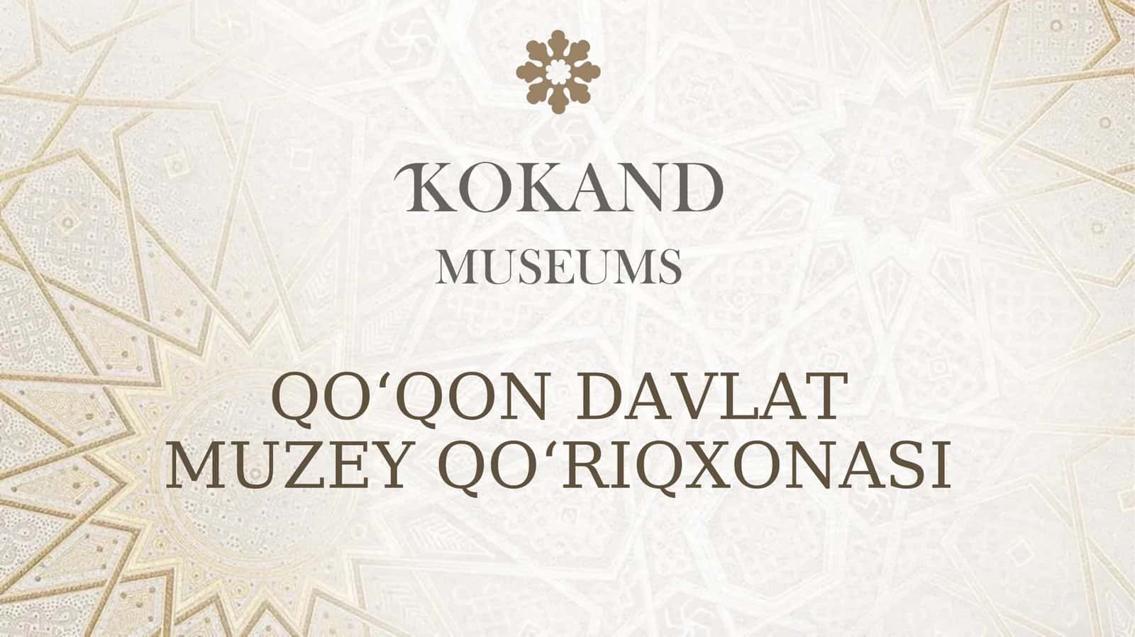 QO‘QON DAVLAT MUZEY QO‘RIQXONASI