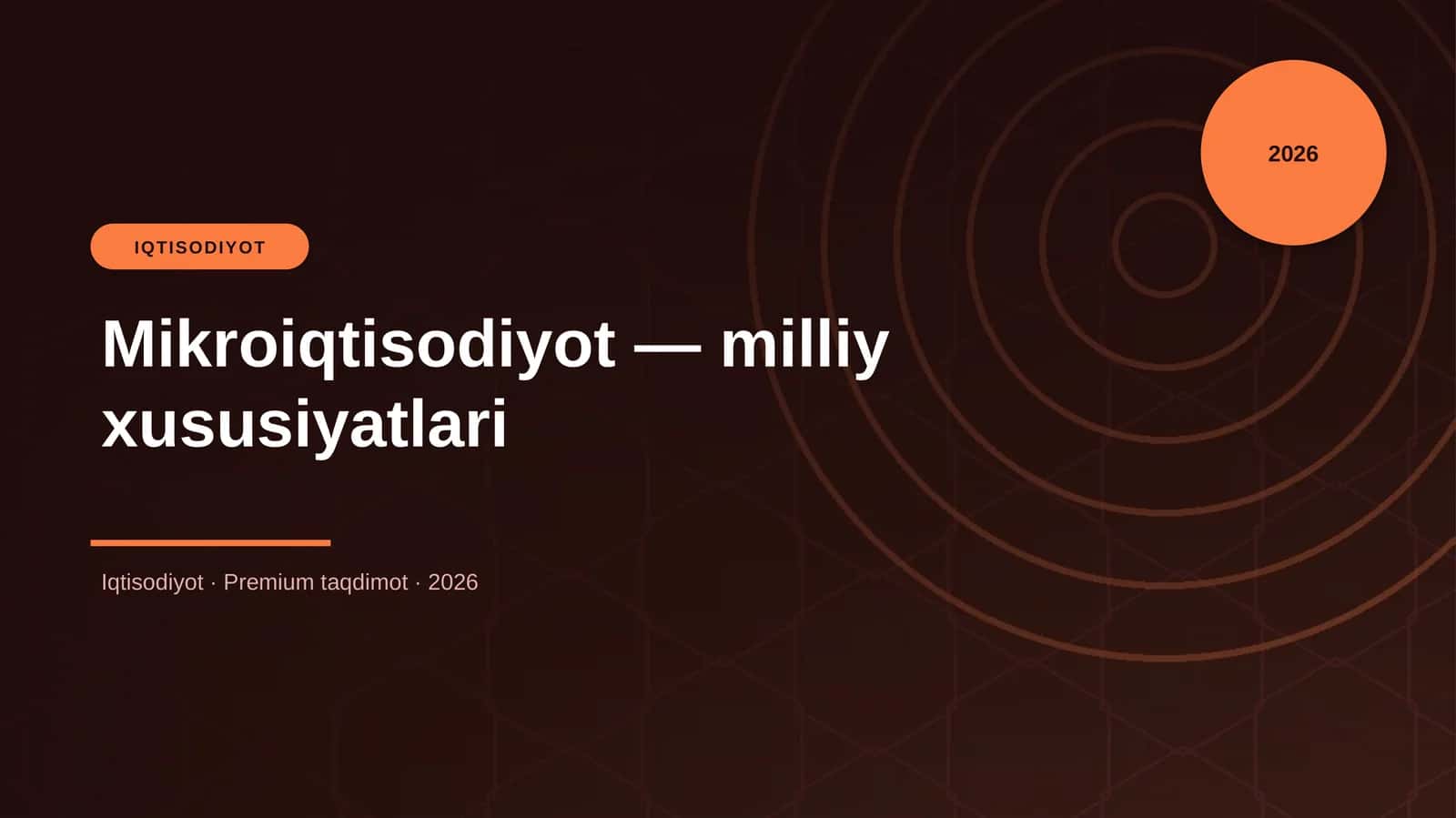 Mikroiqtisodiyot — milliy xususiyatlari
