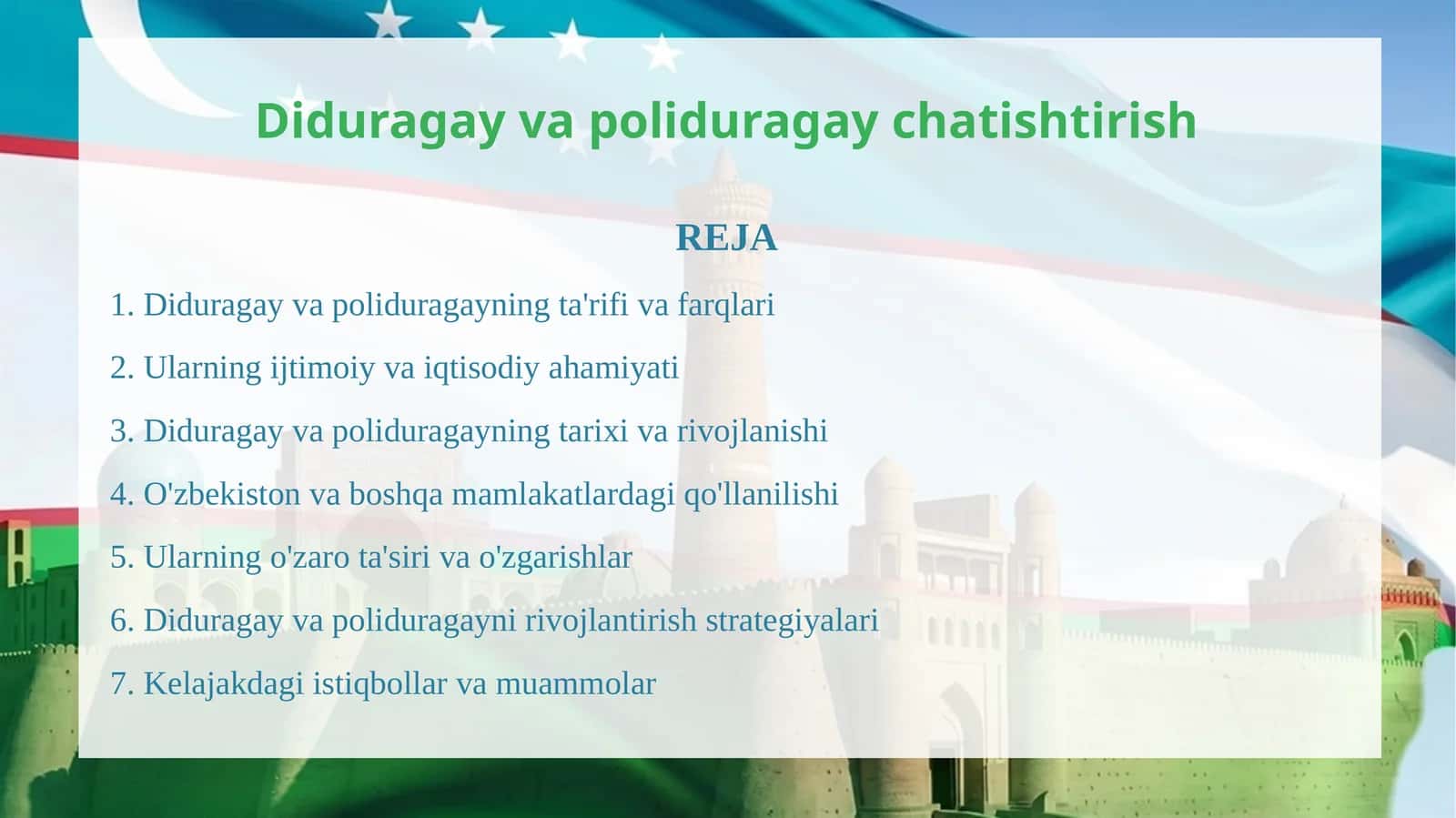 Diduragay va poliduragay chatishtirish