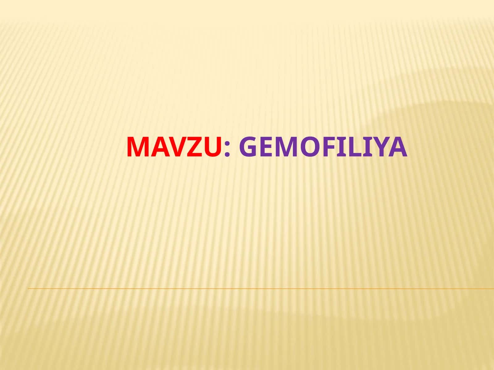 Gemofiliya