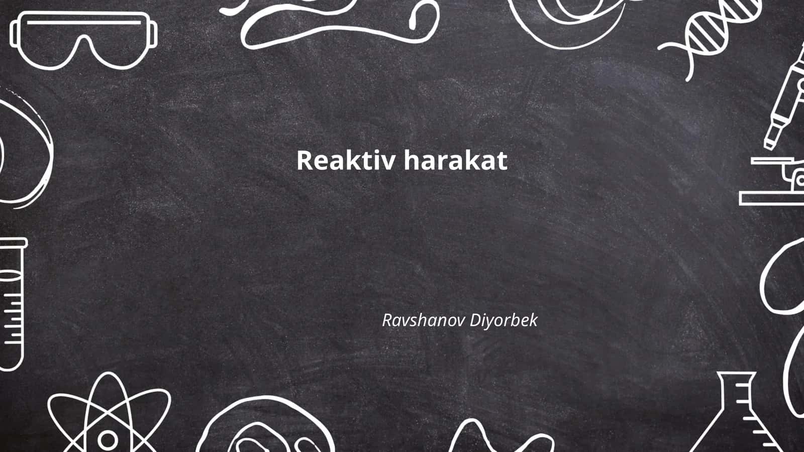 Reaktiv harakat