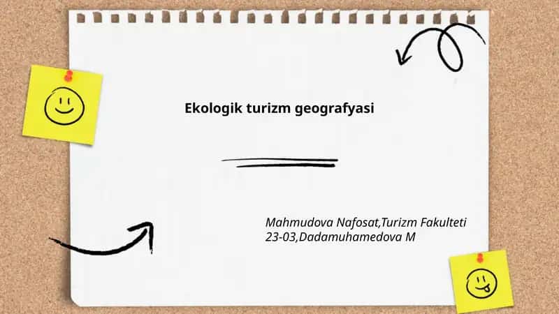 Ekologik turizm geografyasi