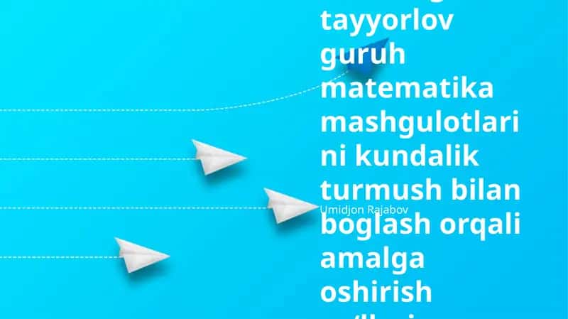 Oshxonadagi Matematika