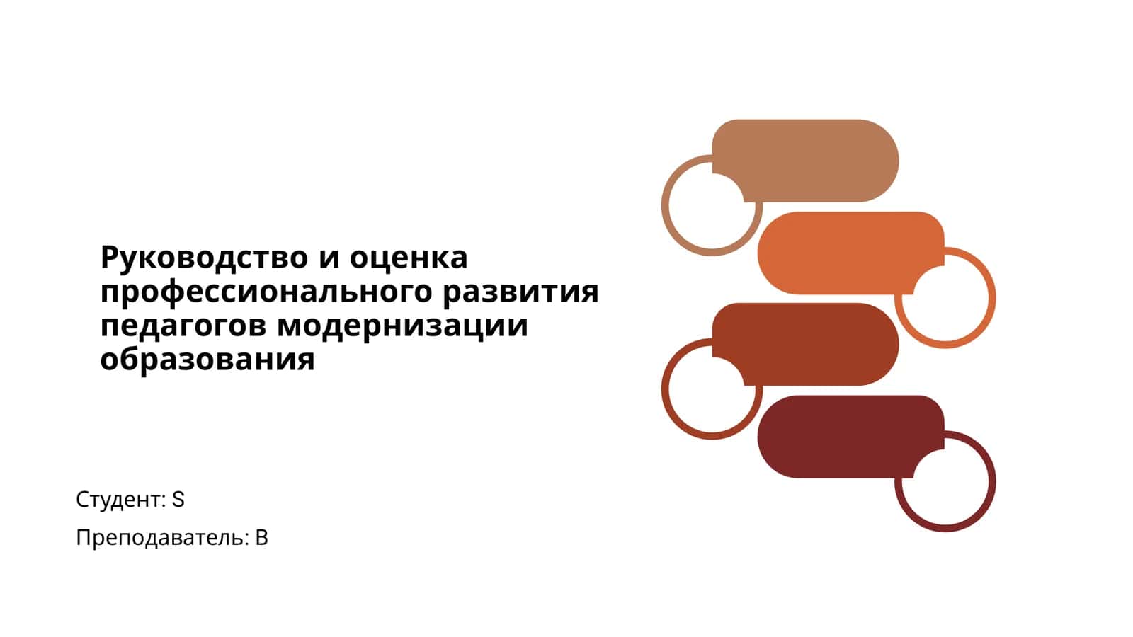 Руководство и оценка профессионального развития педагогов модернизации образования