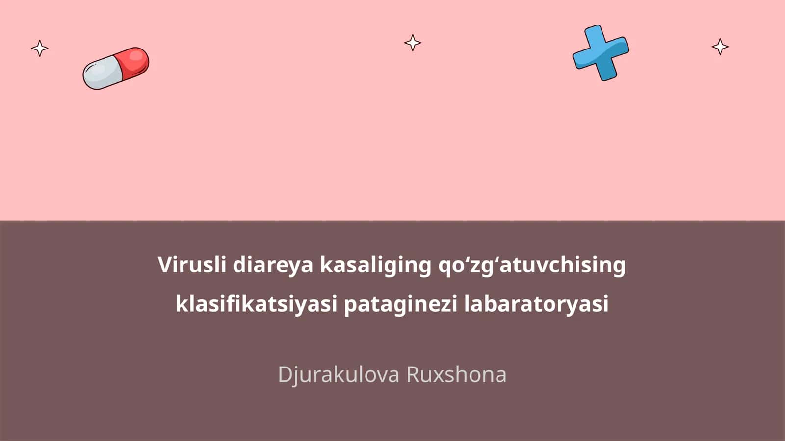 Virusli diareya kasaliging qoʻzgʻatuvchising klasifikatsiyasi pataginezi labaratoryasi