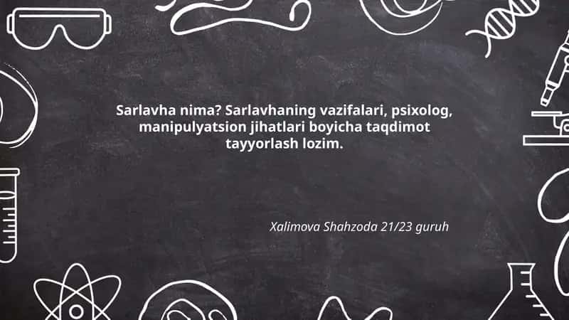 Sarlavha ta'limi