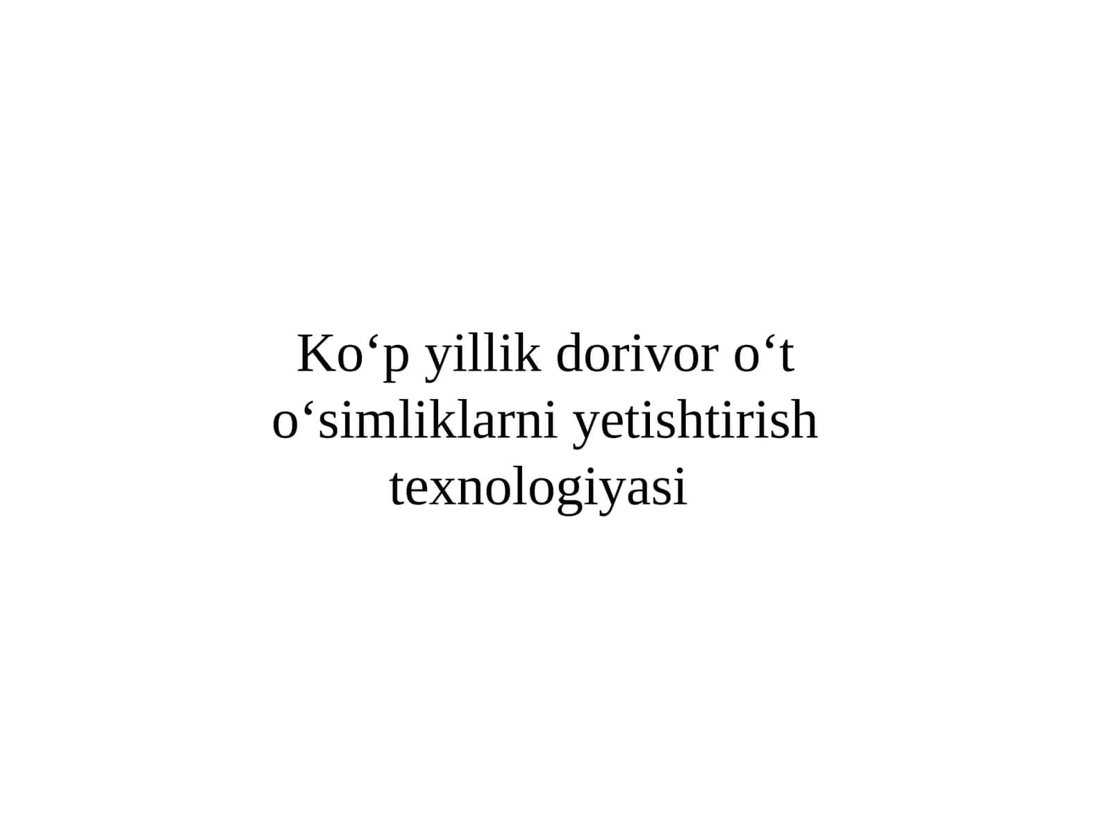 Qalampir yalpizo‘simligini yetishtirish texnologiyasi