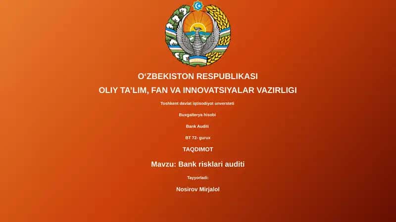 Bank risklari auditi
