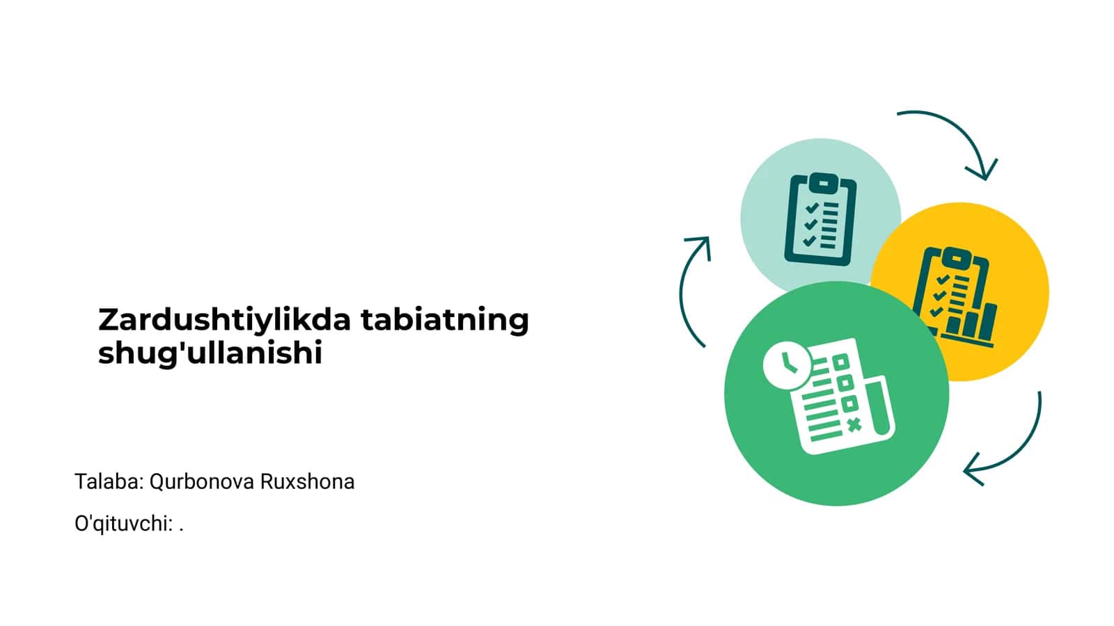 Zardushtiylikda tabiatning shug'ullanishi