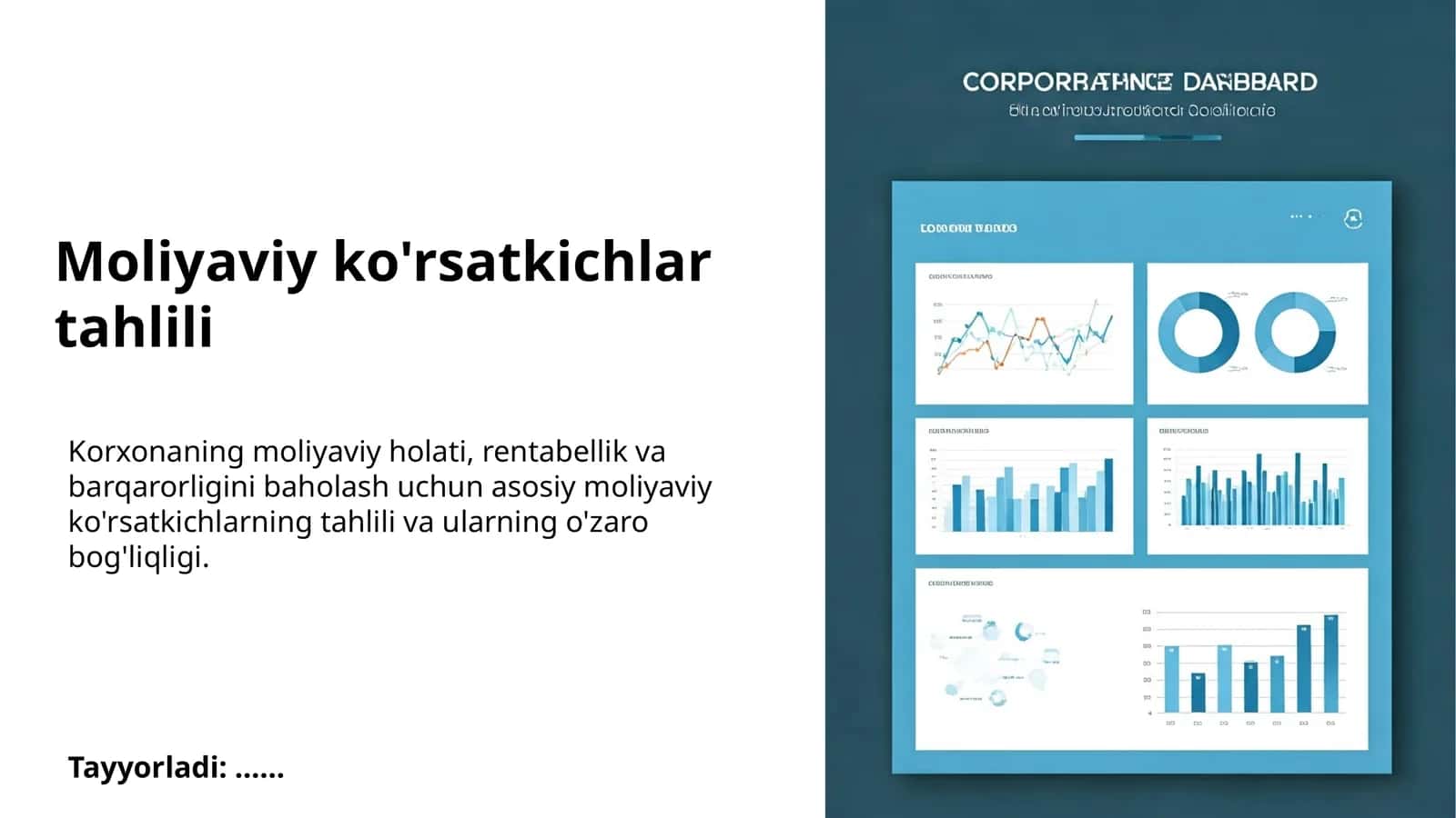 Moliyaviy ko'rsatkichlar tahlili