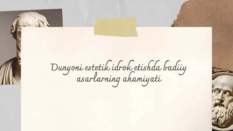 Badiiy Asarlar