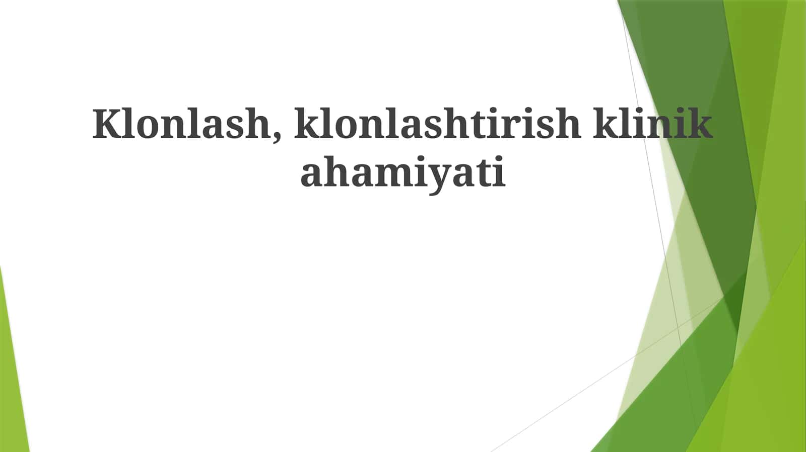 Klonlash
