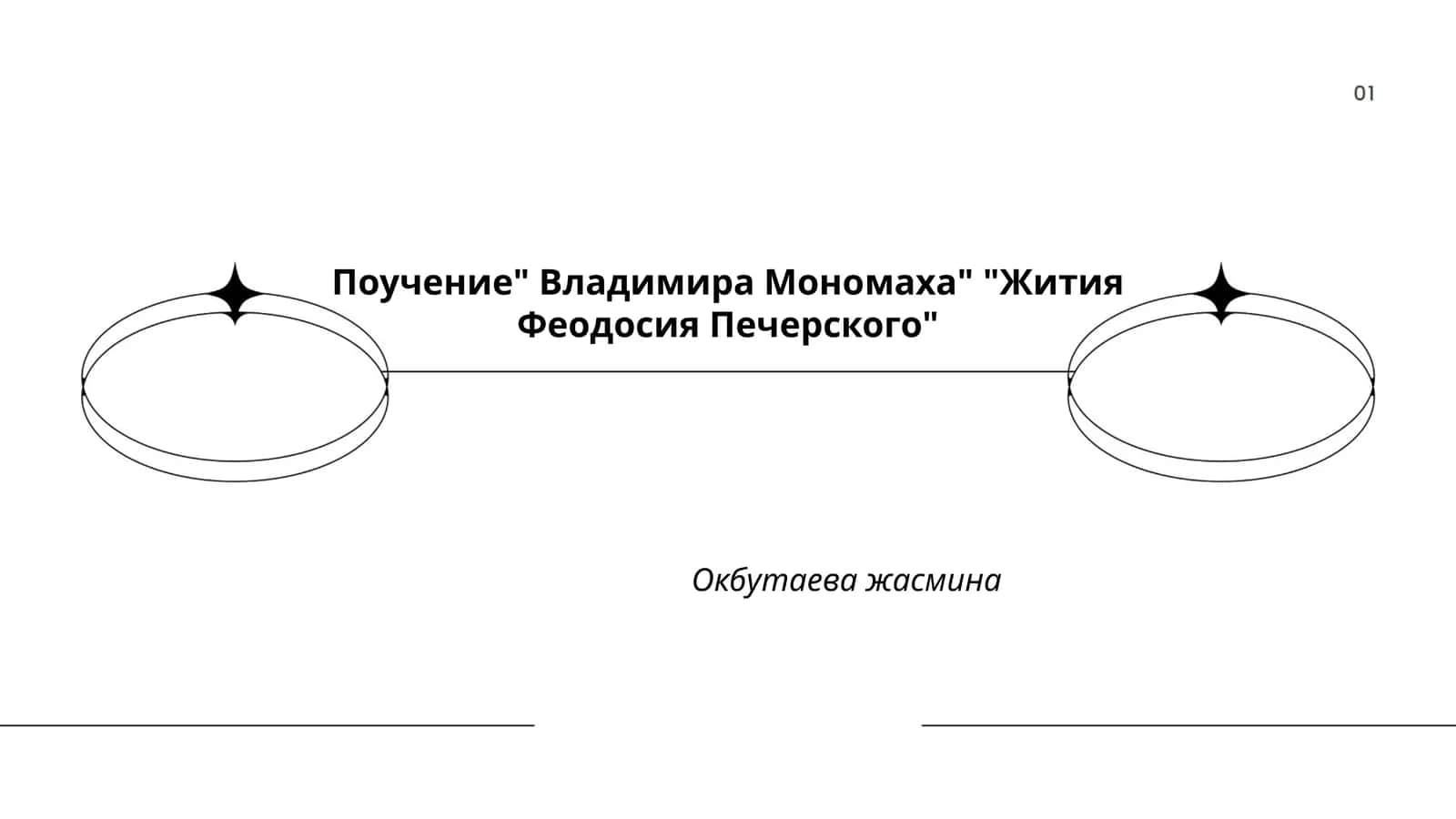 Поучение" Владимира Мономаха" "Жития Феодосия Печерского"