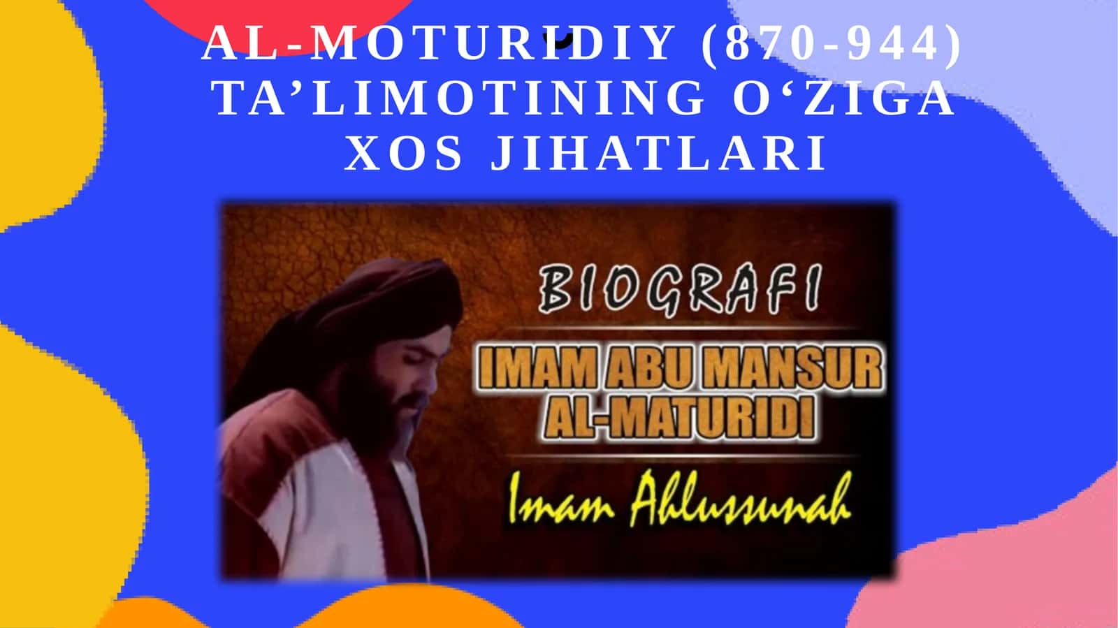 Al-Moturidiy ta'limoti