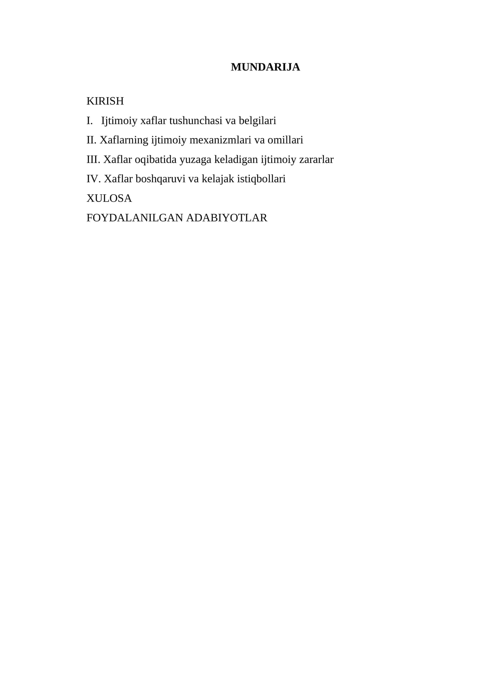 Ijtimoiy xaflar
