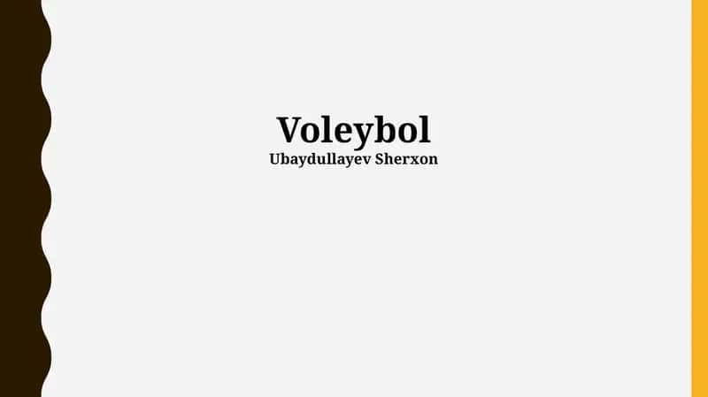 Voleybol