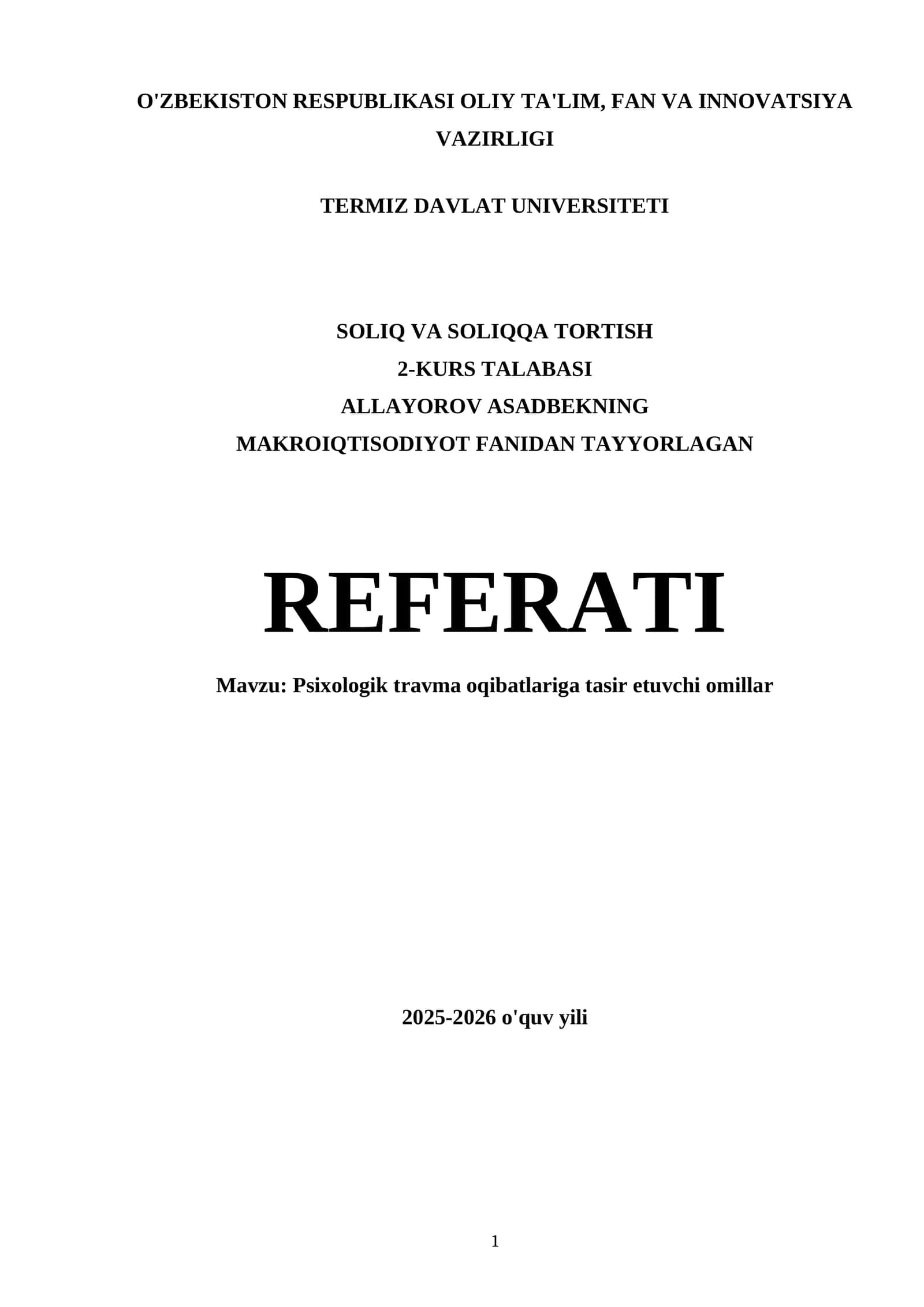 Travmadan tiklanish: Reabilitatsiya va yordam usullari