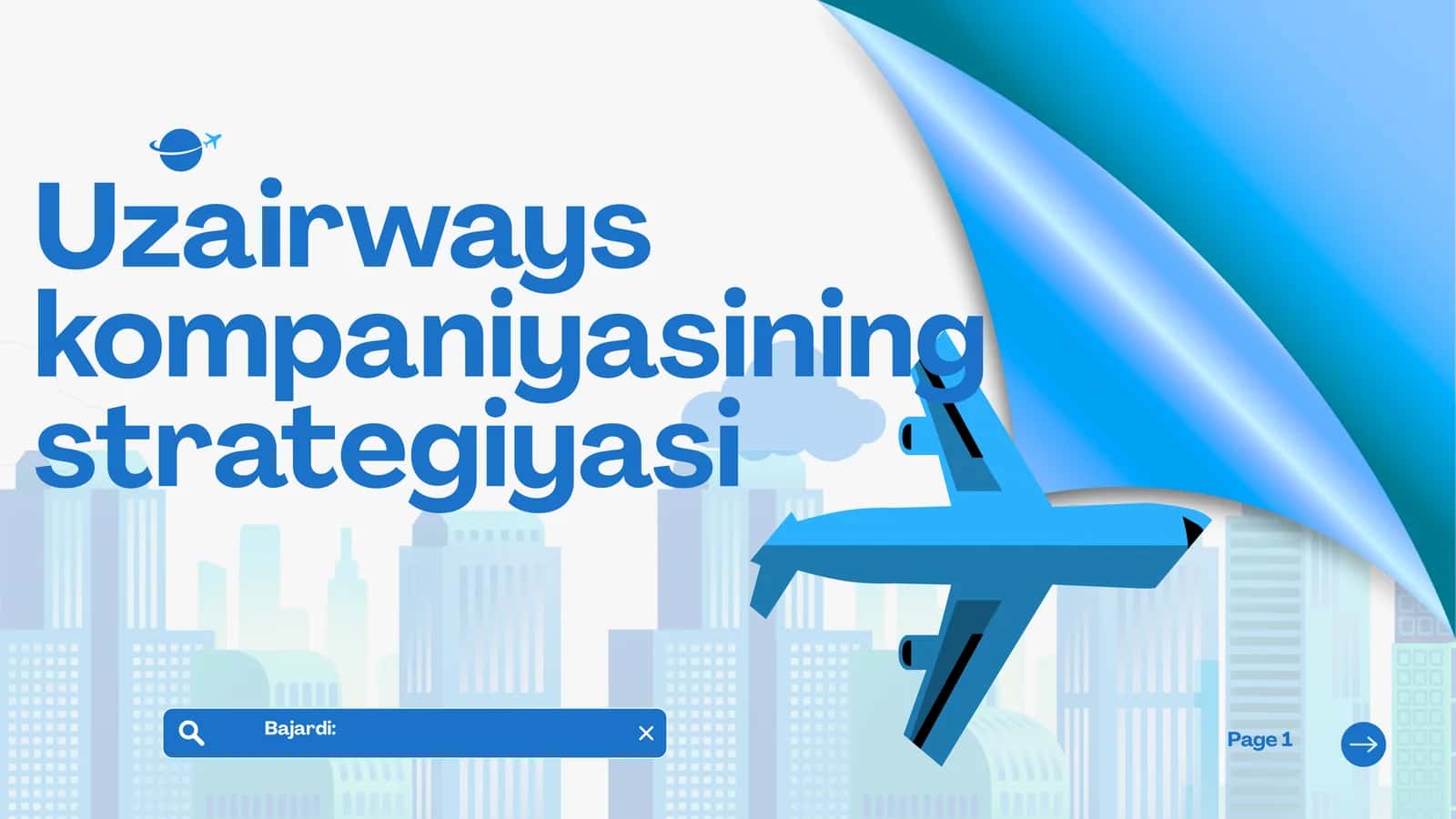 Uzairways kompaniyasining menejment strategiyasi