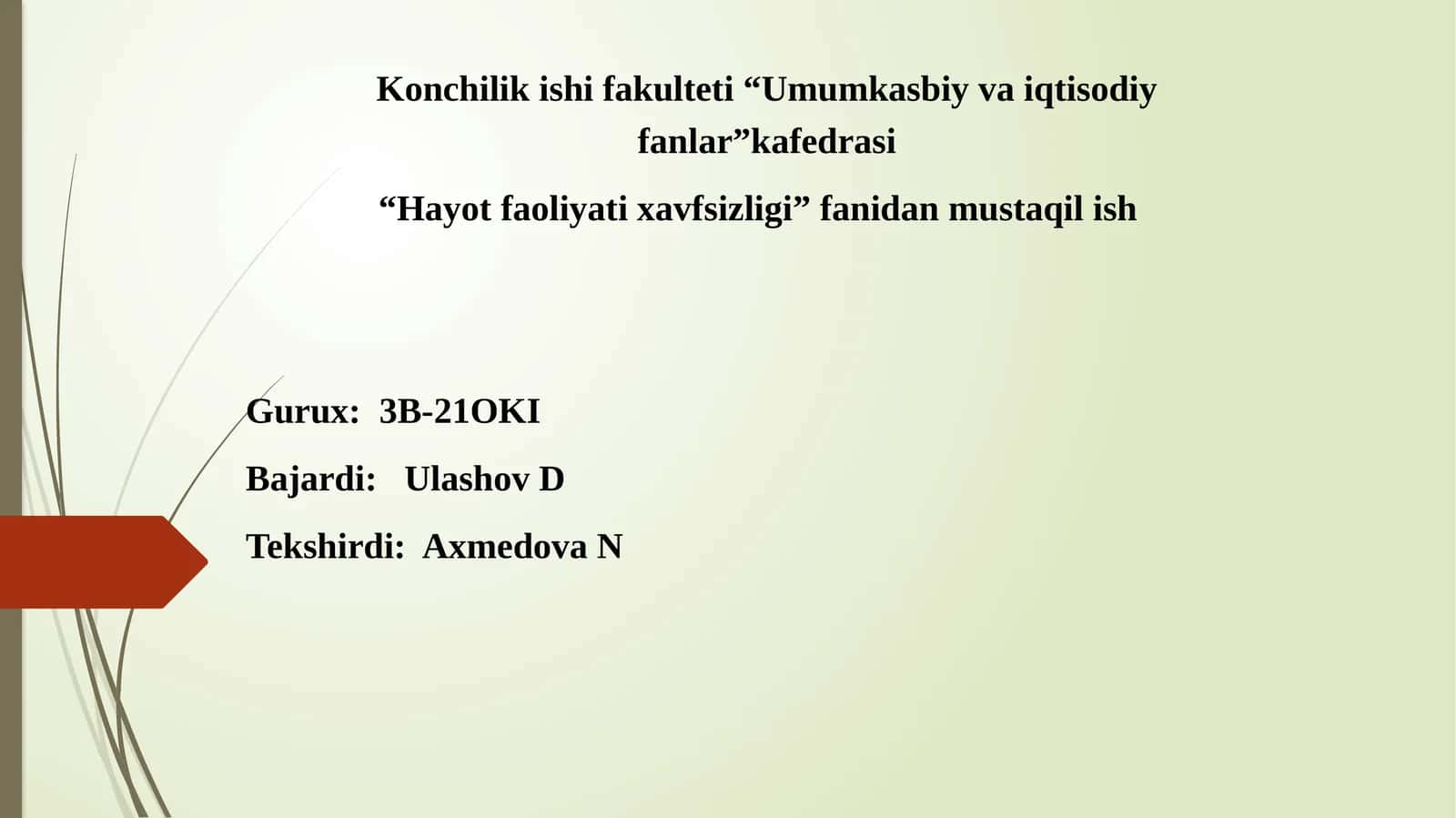 Sanoatkorxonalarini qurish uchun maydon tanlash