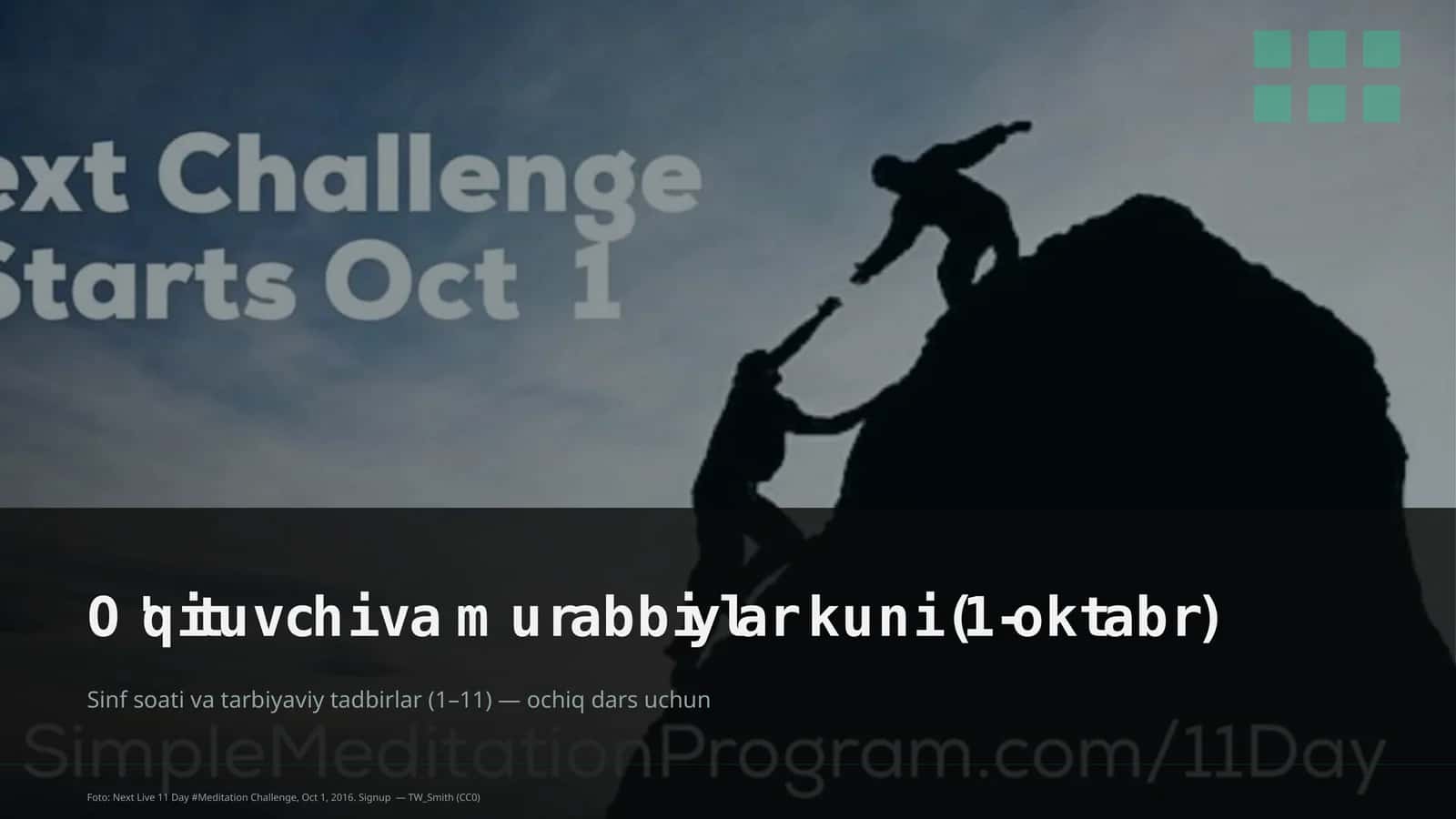 Sinf soati va tarbiyaviy tadbirlar