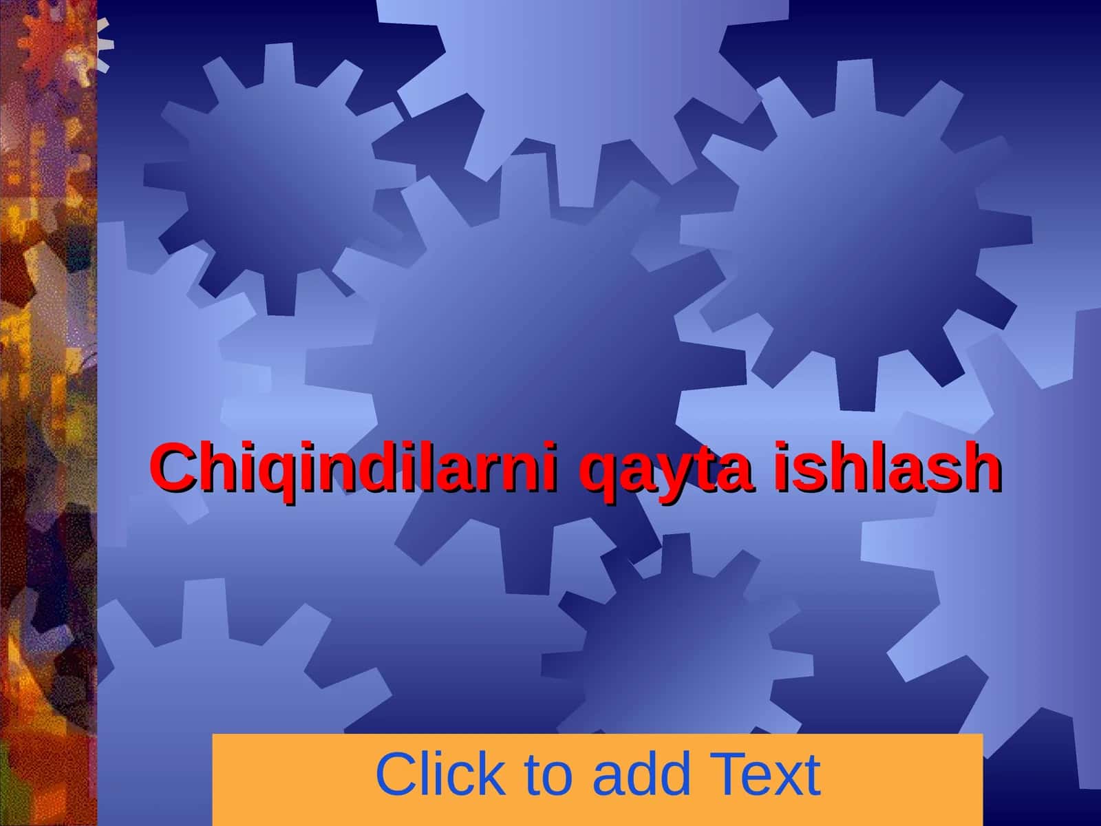 Chiqindilarni qayta ishlash