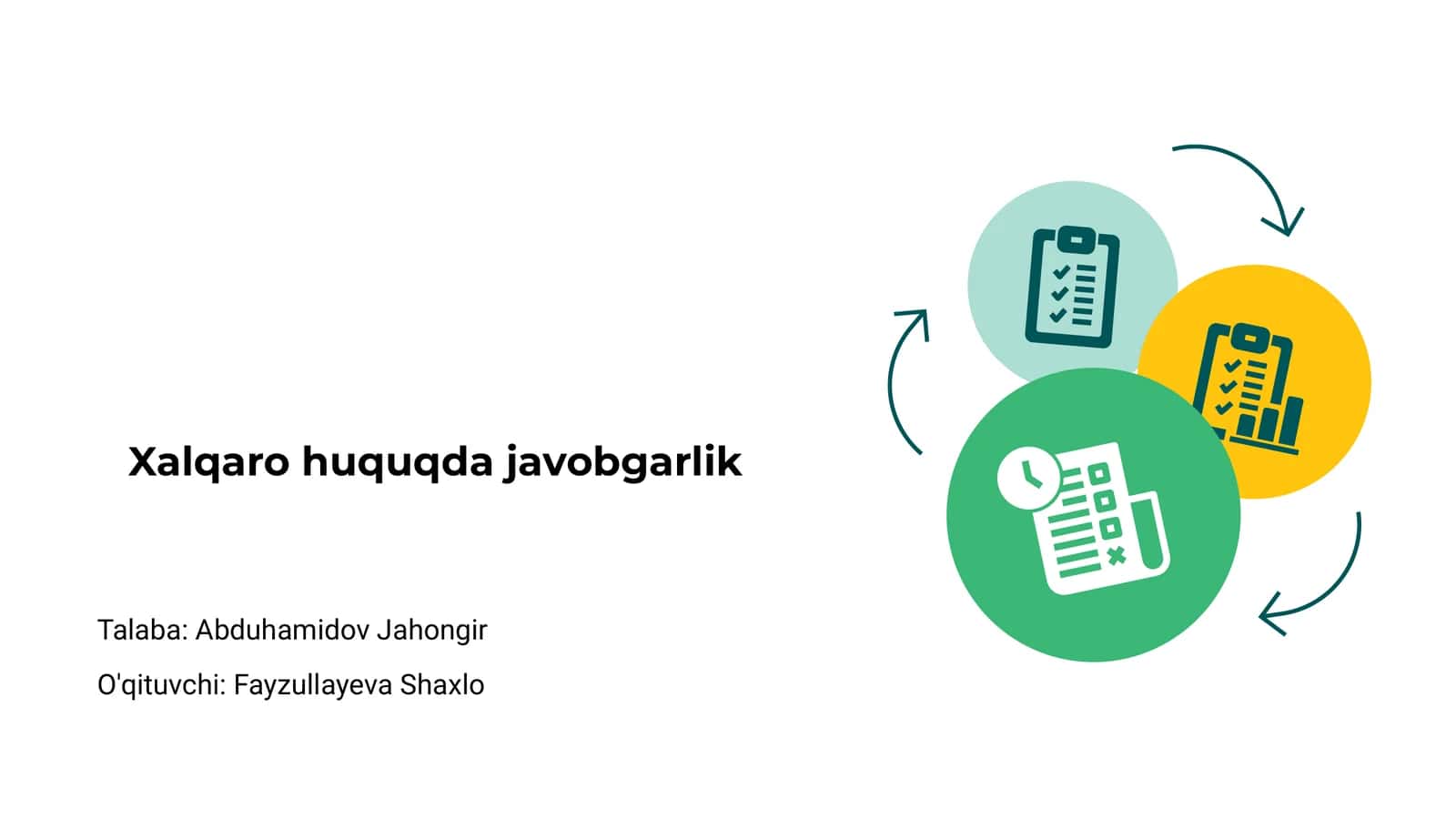 Xalqaro huquqda javobgarlik