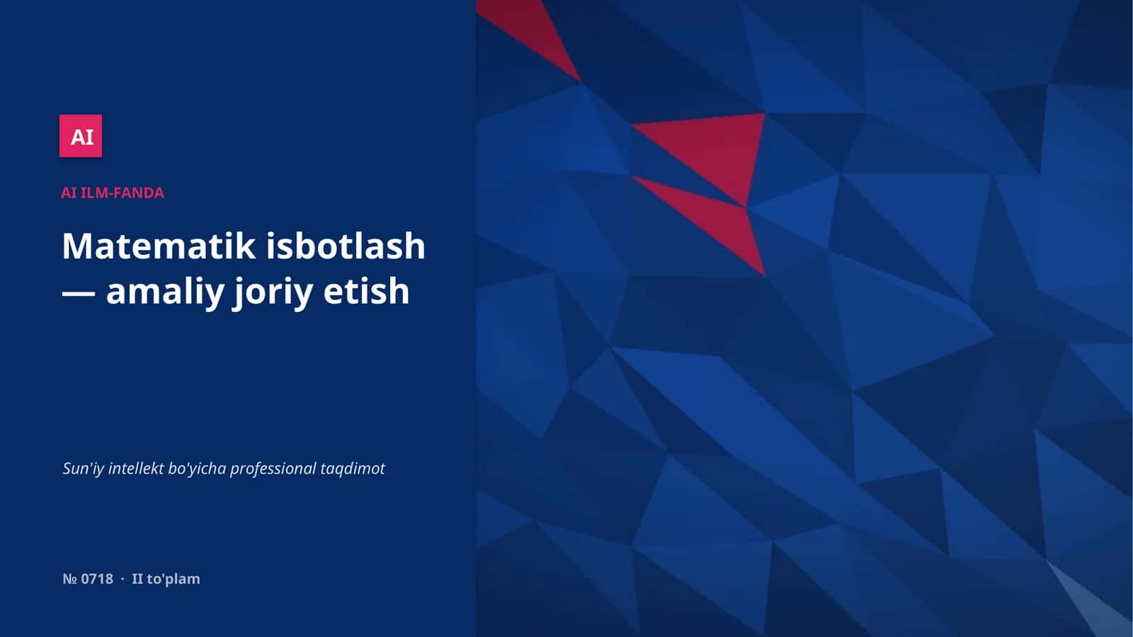 Matematik isbotlash