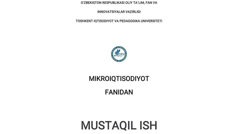 Elastiklik tushunchasi va uning turlari