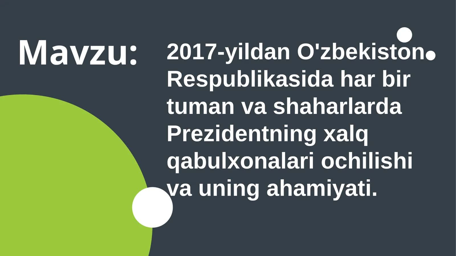 Oʻzbekiston Respublikasi Prezidentining PF-4904-son Farmoni qabul qilinishi