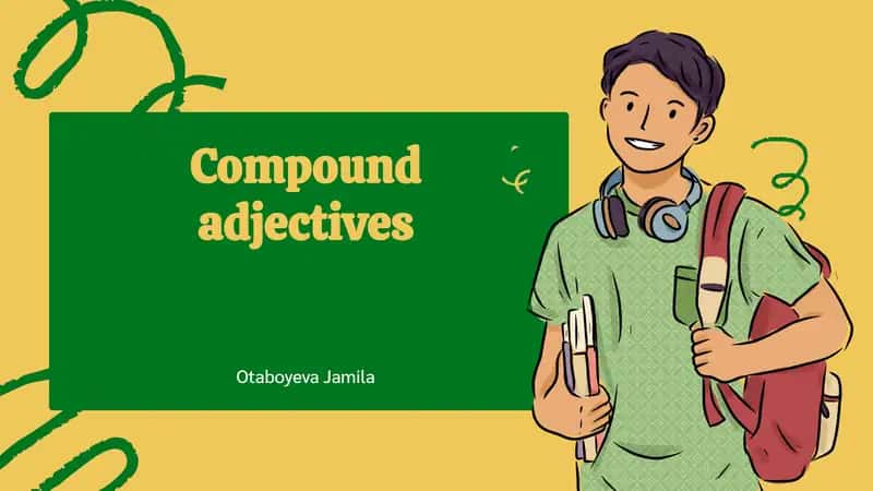 Compound adjectives