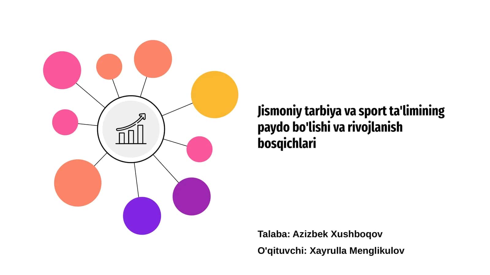 Jismoniy tarbiya va sport ta'limining paydo bo'lishi va rivojlanish bosqichlari