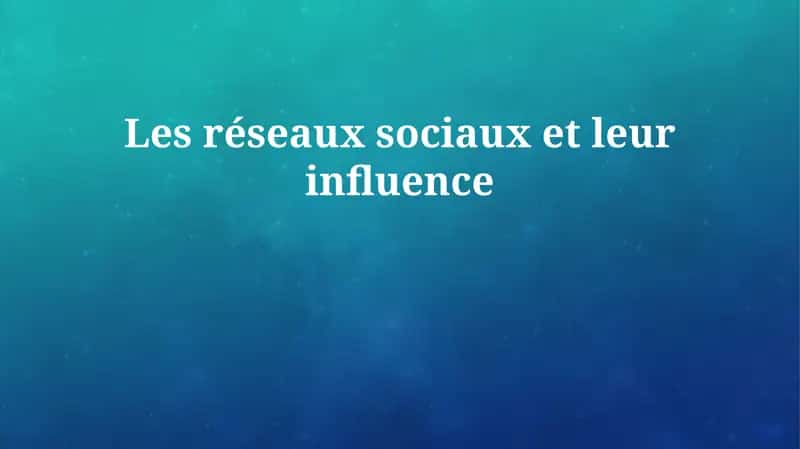 L'ascension des médias sociaux