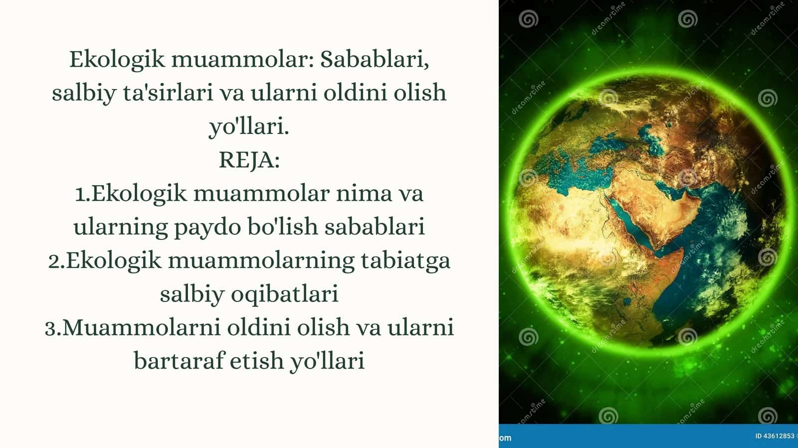 Ekologik muammolar: Sabablari, salbiy ta'sirlari va ularni oldini olish yo'llari