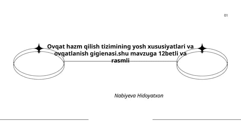 Ovqat hazm qilish tizimi