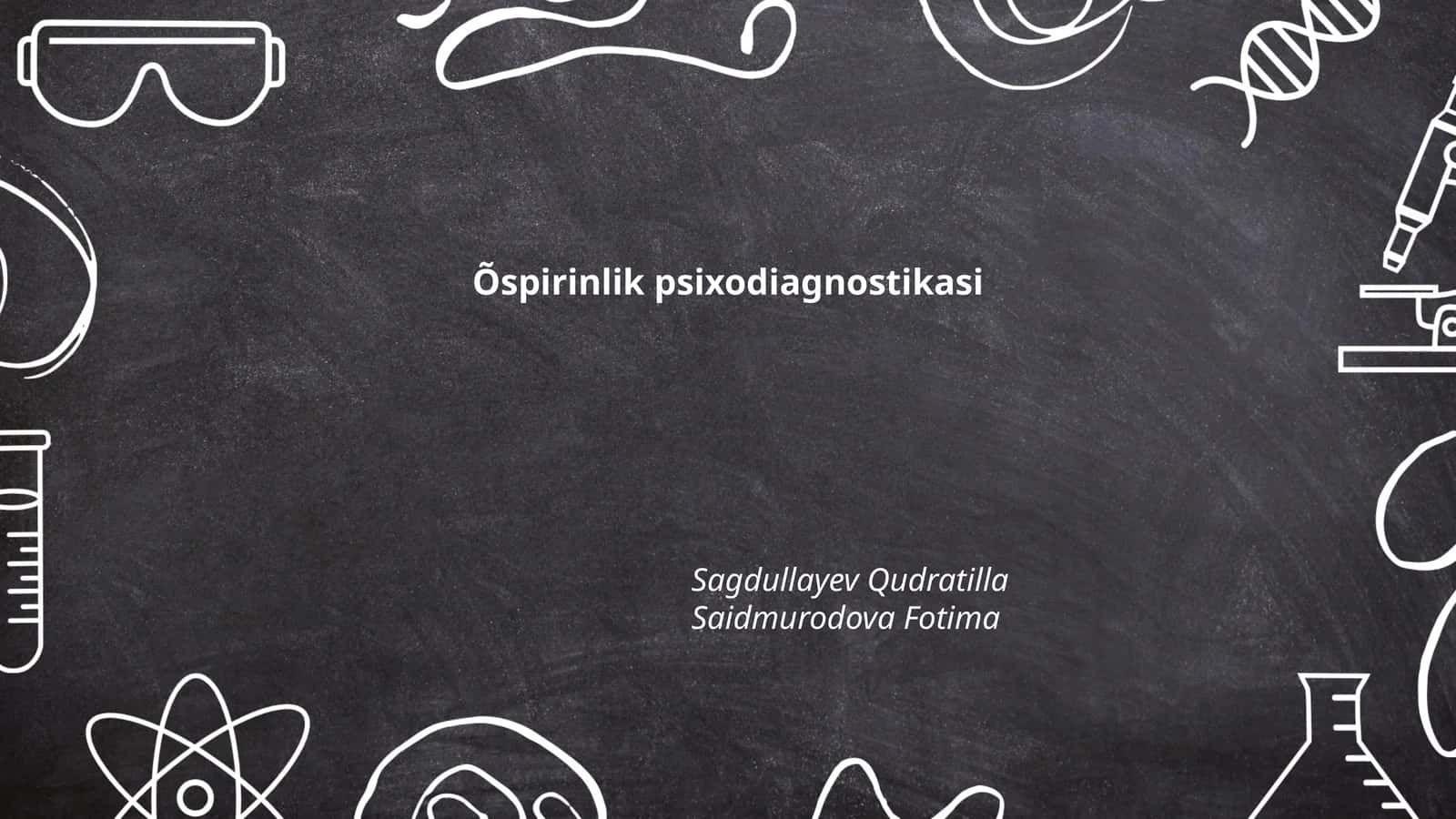 Õspirinlik psixodiagnostikasi