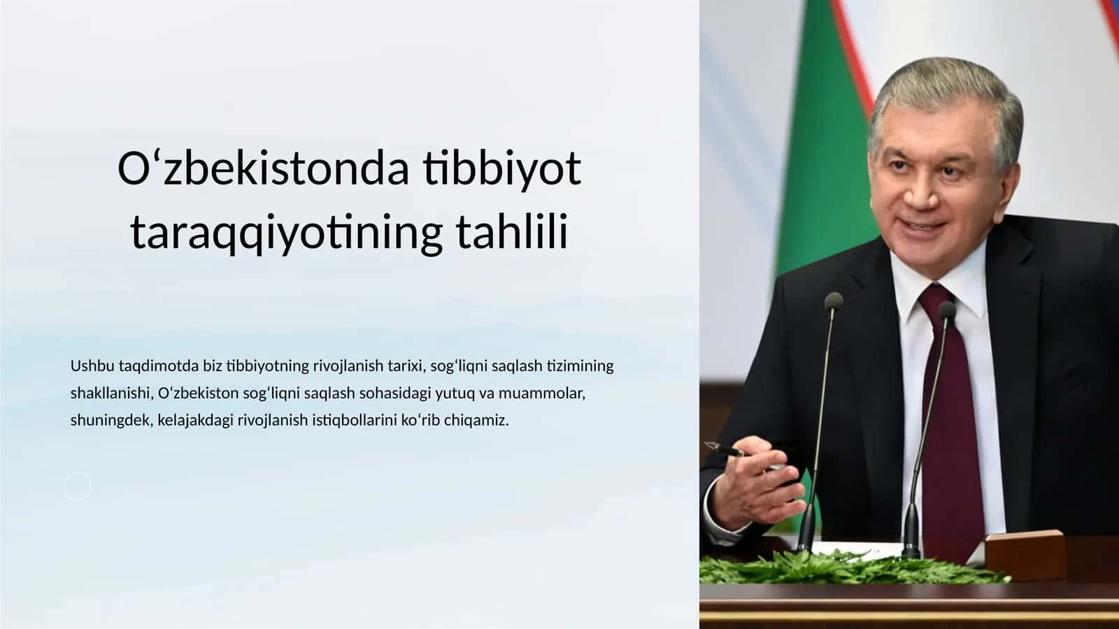 O‘zbekistondatibbiyottaraqqiyotiningtahlili