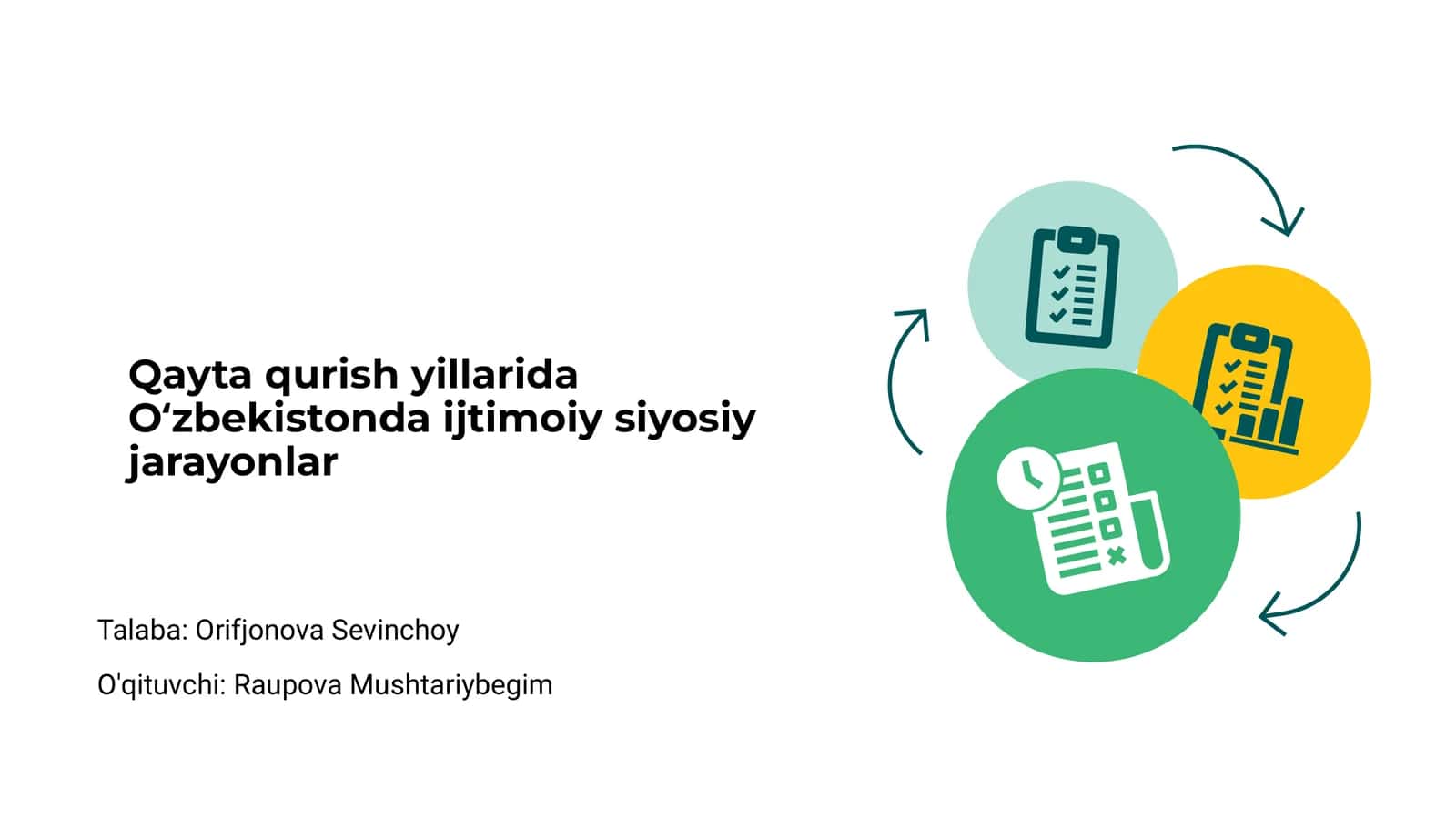 Qayta qurish yillarida Oʻzbekistonda ijtimoiy siyosiy jarayonlar