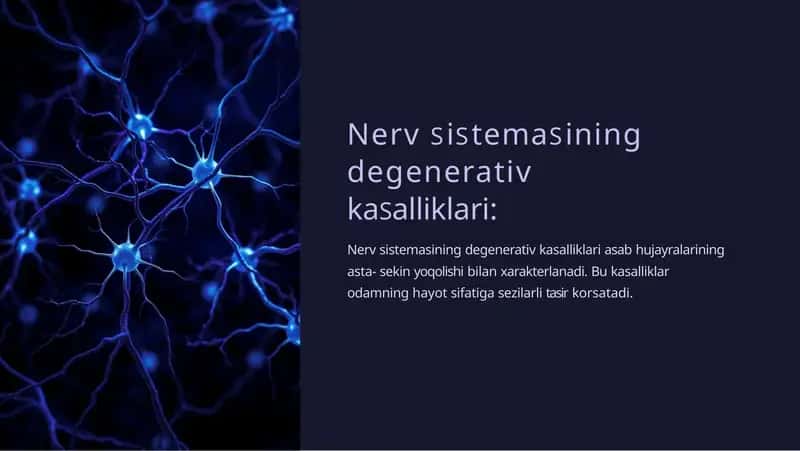 Nerv sistemasining degenerativ kasalliklari