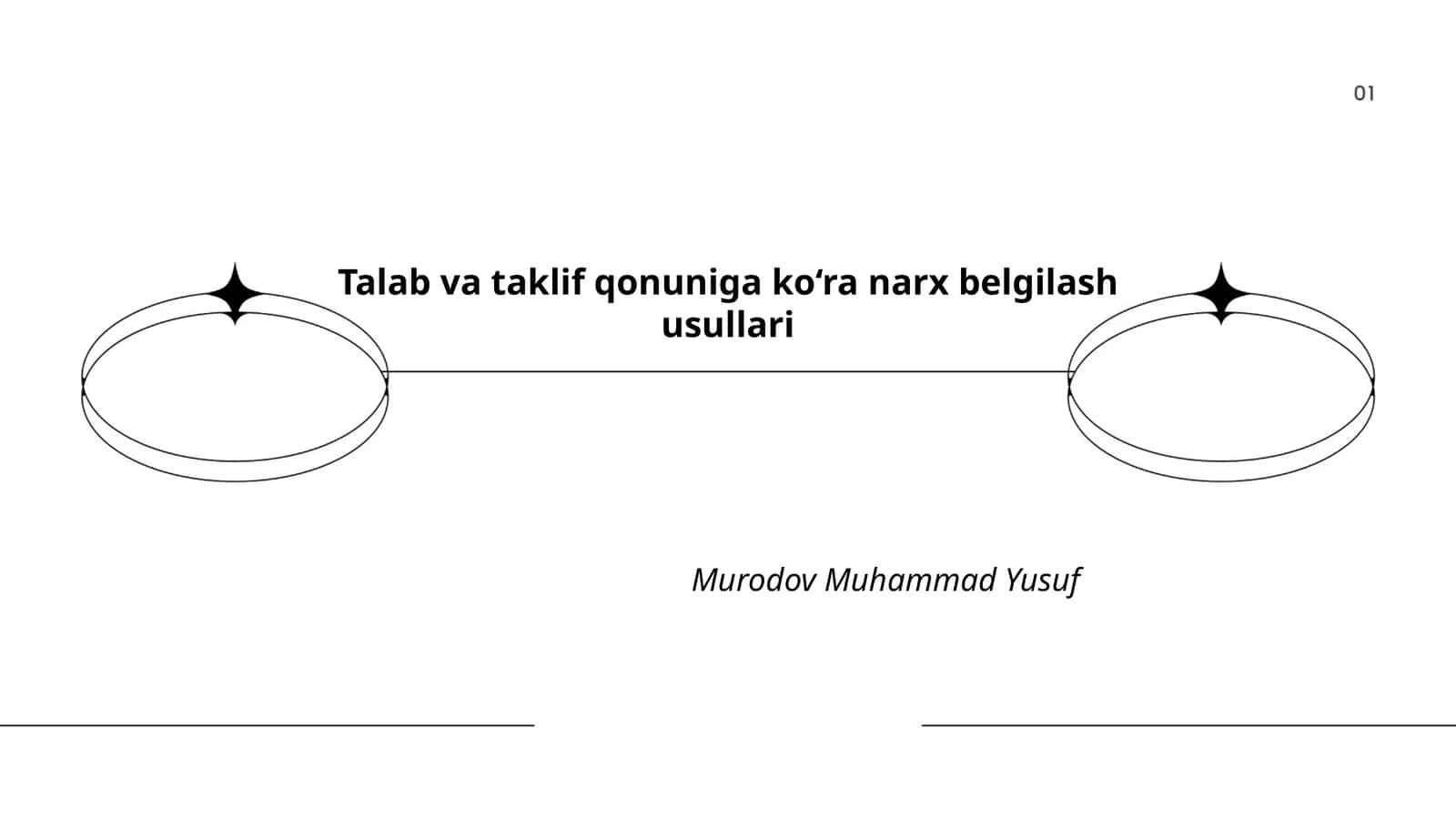 Talab va taklif qonuniga ko‘ra narx belgilash usullari