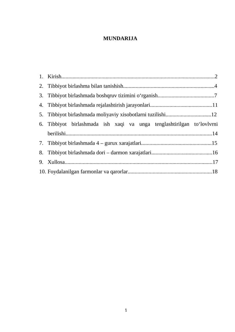 Tibbiyot birlashmasi