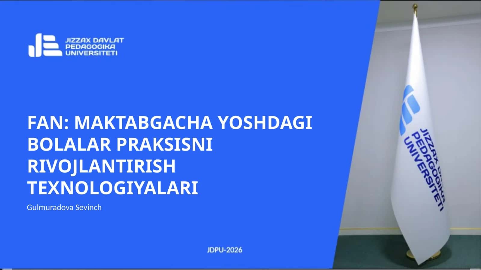 MAKTABGACHA YOSHDAGI BOLALAR PRAKSISNI RIVOJLANTIRISH TEXNOLOGIYALARI
