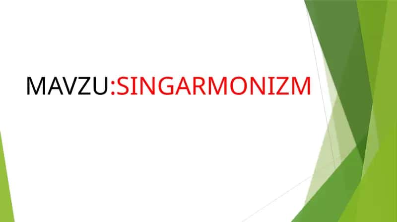 SINGARMONIZM